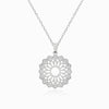 Colar Flor da Vida CL1290 - Aço Inox Prateado