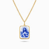 Colar Medalha com Jesus CL0691D-MBE015 - Aço Inox