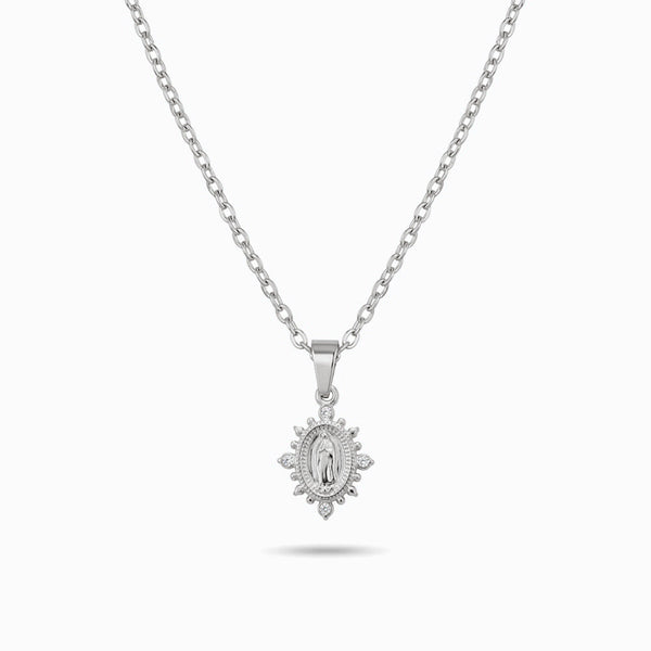 Colar Nossa Senhora CL0719P-SFE009 - Aço Inox