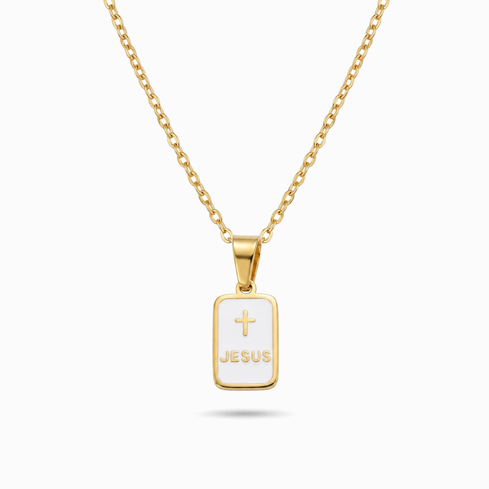 Colar Religioso CL0539A-RTE010 - Aço Inox