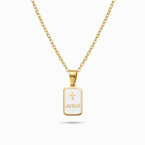 Colar Religioso CL0539A-RTE010 - Aço Inox