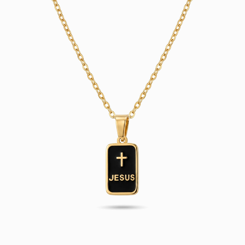 Colar Religioso CL0539B-RTE010 - Aço Inox