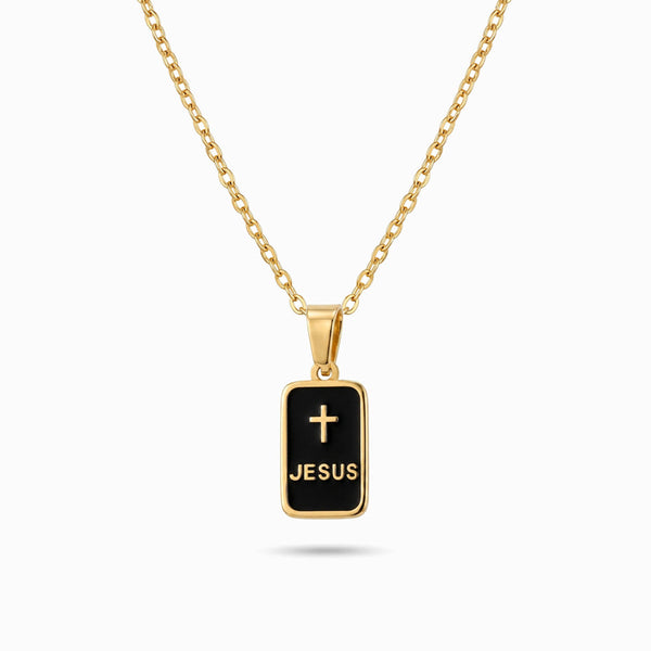 Colar Religioso CL0539B-RTE010 - Aço Inox