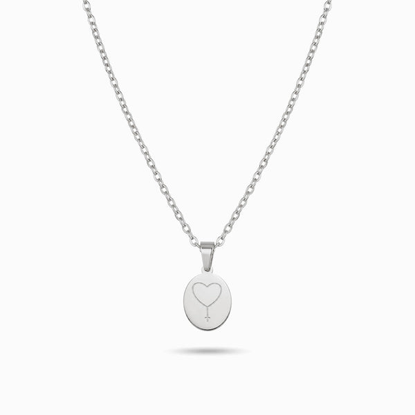 Colar Religioso CL0643P-RTE040 - Aço Inox