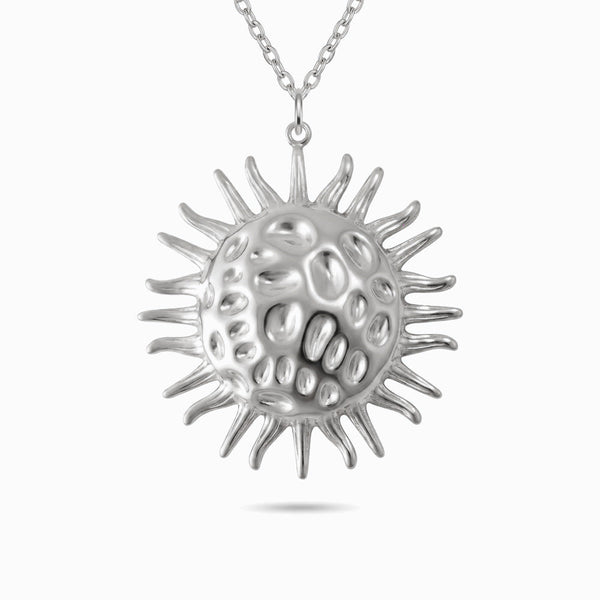 Colar Sol em Aço Inoxidável