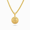 Colar com Medalha de San Miguel CL0531D-MBE013 - Aço Inox