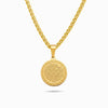 Colar com Medalha de San Miguel em Aço Inoxidável