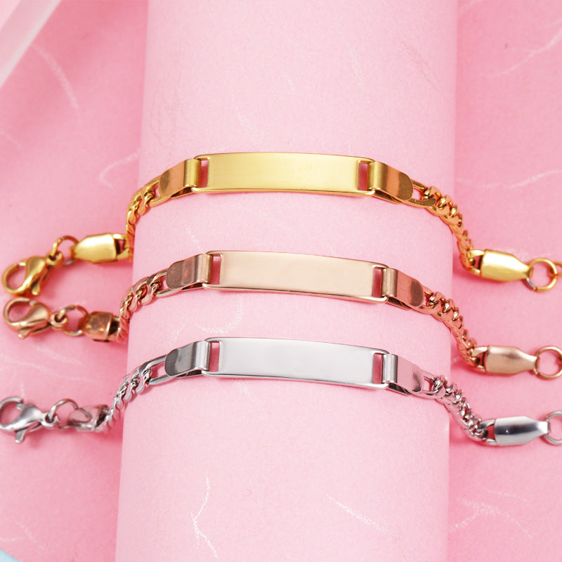 Pulseira Personalizada - Aço Inoxidável