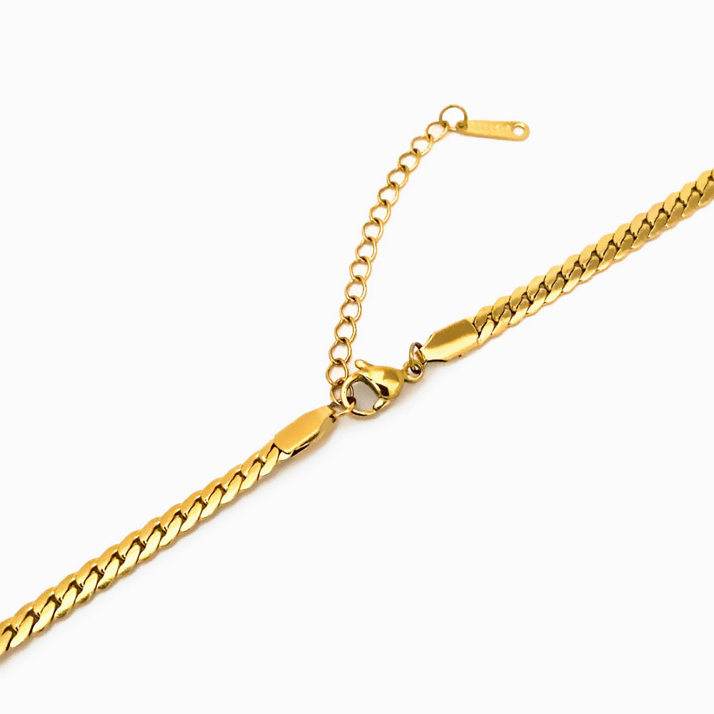 Fecho de Fio Elo Achatado CL2023 - Aço Inox