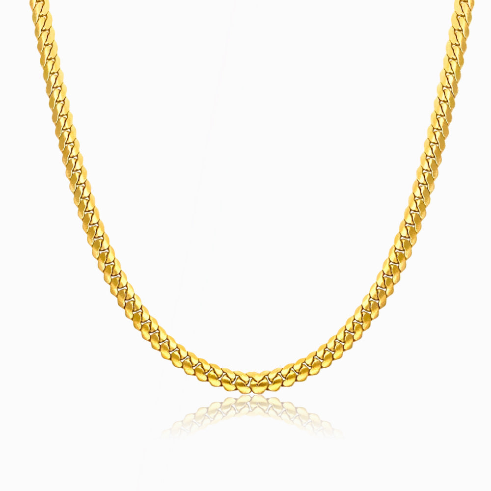 Fio Elo Achatado CL2023 - Aço Inox Dourado