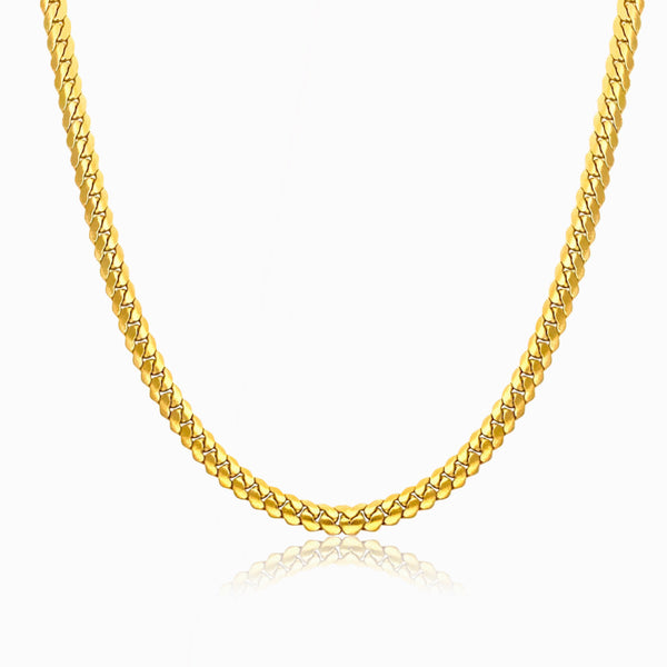 Fio Elo Achatado CL2023 - Aço Inox Dourado