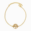 Pulseira Árvore da Vida SL2332 - Aço Inox Dourado