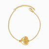 Pulseira Árvore da Vida SL2367 - Aço Inox Dourado