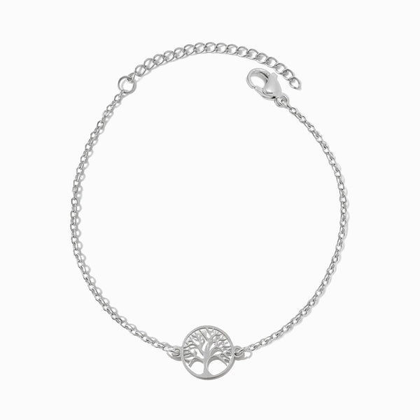 Pulseira Árvore da Vida SL2368 - Aço Inox Prateado