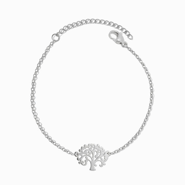 Pulseira Árvore da Vida SL2369 - Aço Inox Prateado
