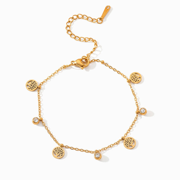 Pulseira Árvore da Vida SL2385 - Aço Inox