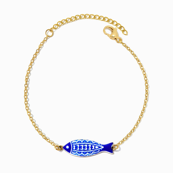 Pulseira Azulejo Sardinha SL2378 - Aço Inox