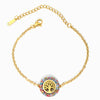 Pulseira com Árvore da Vida SL3106 - Aço Inox