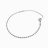 Pulseira com Bolinhas 2mm em Aço Inoxidável