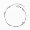 Pulseira com Bolinhas SL2156 - Aço Inox Prateado
