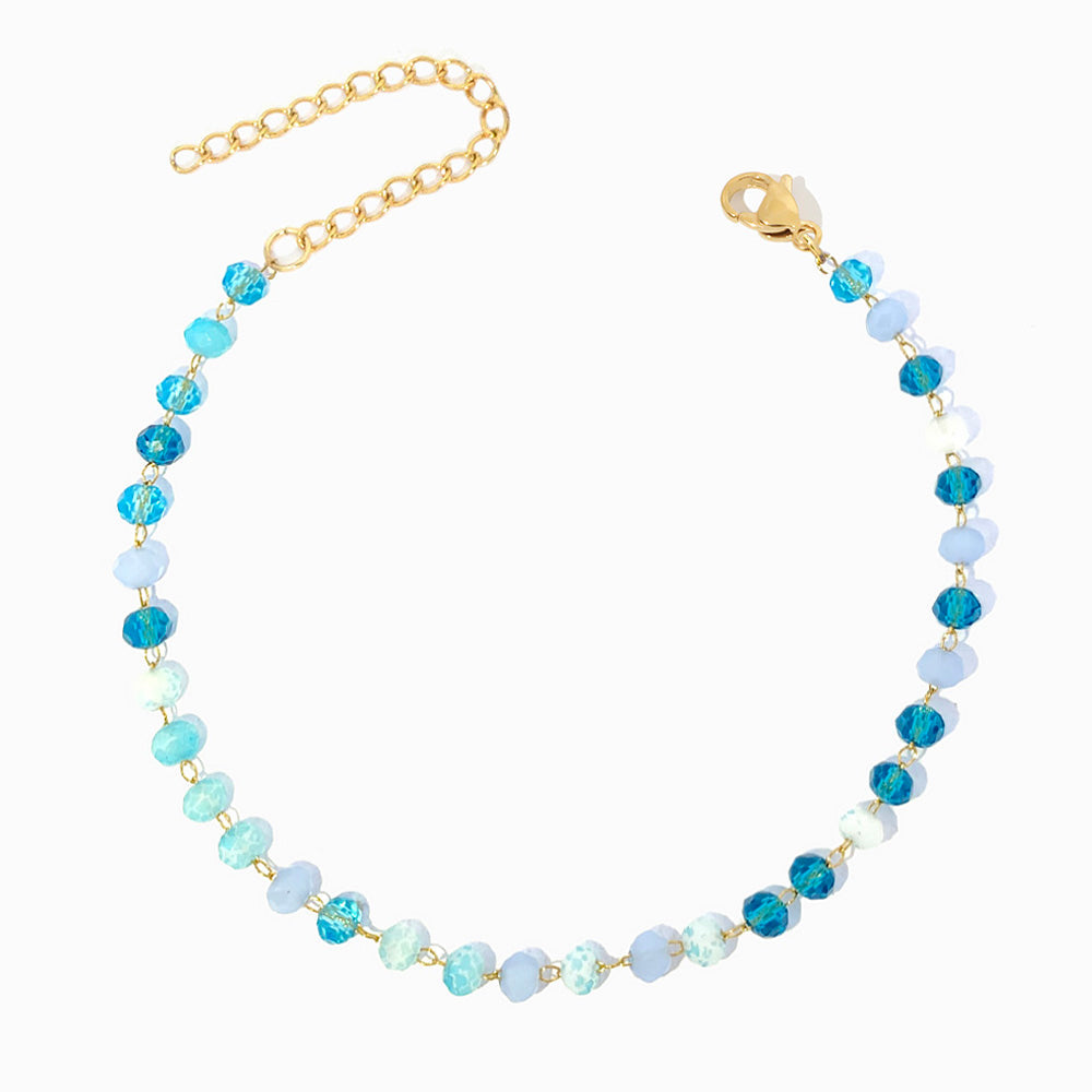 Pulseira com Cristal Mix SL2260 - Aço Inox