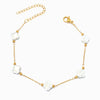 Pulseira com Pérolas Barrocas SL2296 - Aço Inox