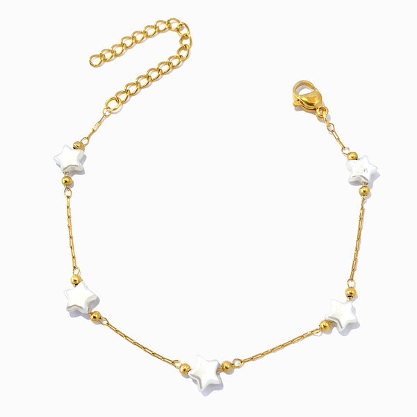 Pulseira com Pérolas Barrocas SL2300 - Aço Inox