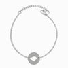 Pulseira Coração de Viana SL2339 - Aço Inox Prateado