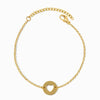 Pulseira Coração SL2315 - Aço Inox Dourado