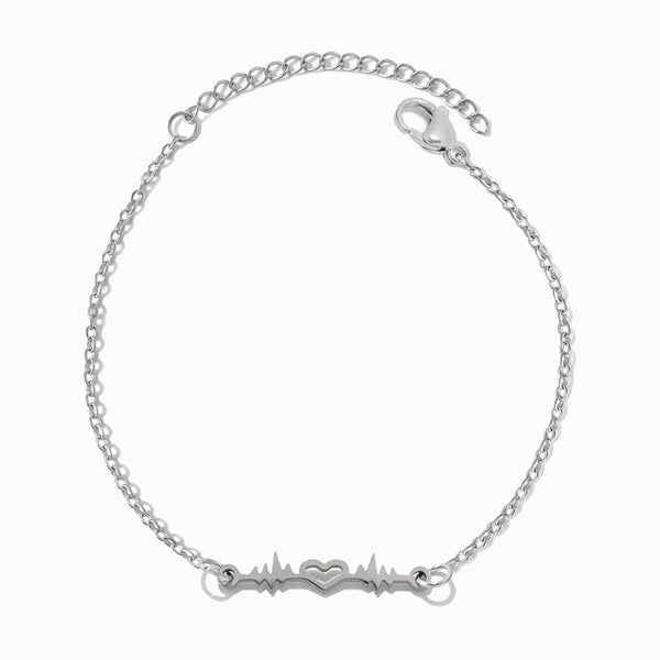 Pulseira Coração SL2319 - Aço Inox Prateado