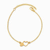 Pulseira Coração SL2320 - Aço Inox Dourado