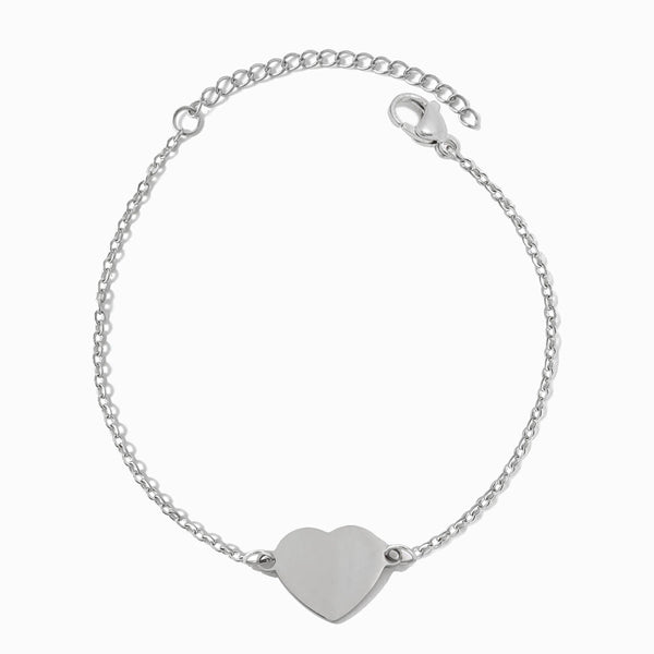 Pulseira Coração SL2326 - Aço Inox Prateado