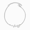 Pulseira Coração SL2328 - Aço Inox Prateado