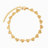 Pulseira Coração SL8019 - Aço Inox Dourado