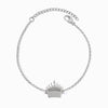 Pulseira Coroa SL2349 - Aço Inox Prateado