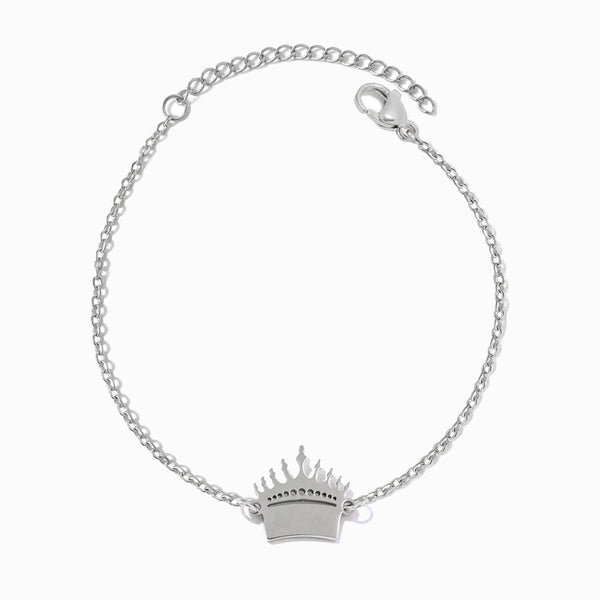 Pulseira Coroa SL2349 - Aço Inox Prateado