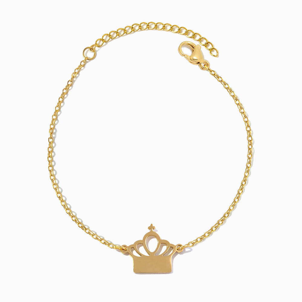 Pulseira Coroa SL2350 - Aço Inox Dourado