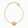 Pulseira Coroa SL2350 - Aço Inox Dourado