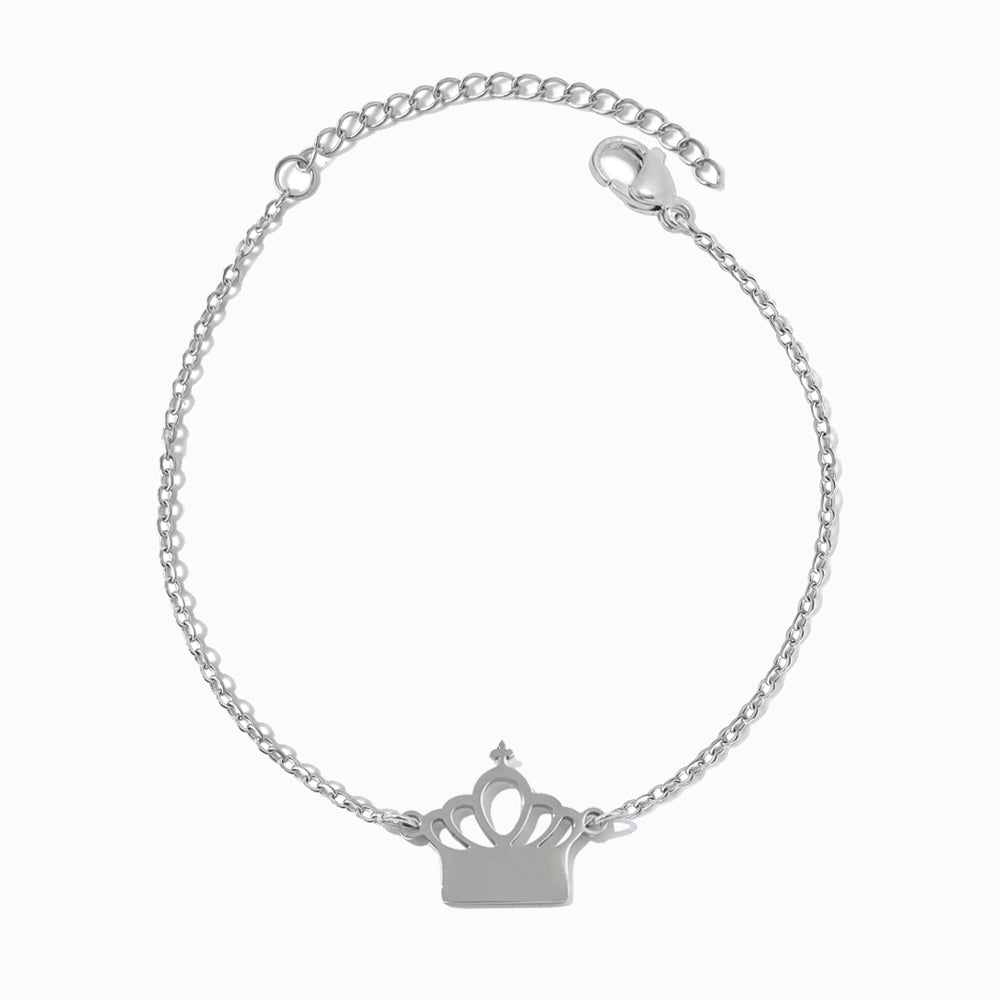 Pulseira Coroa SL2350 - Aço Inox Prateado