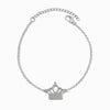 Pulseira Coroa SL2350 - Aço Inox Prateado