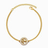 Pulseira Cruz SL2342 - Aço Inox Dourado