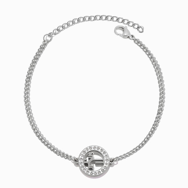 Pulseira Cruz SL2342 - Aço Inox Prateado