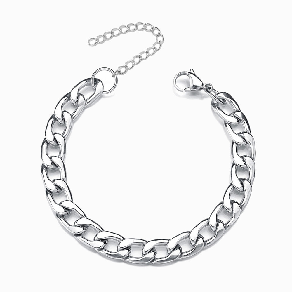 Pulseira Cubana para Mulher 10mm SL2238 - Aço Inox