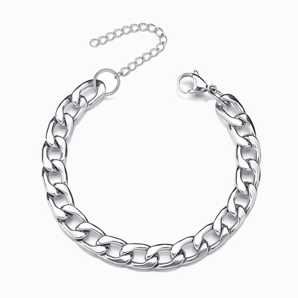Pulseira Cubana para Mulher 10mm SL2238 - Aço Inox