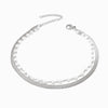 Pulseira Dupla 18+3cm SL2227 - Aço Inox Prateado