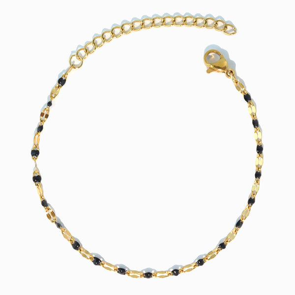 Pulseira Minimalista SL2202 - Aço Inox com Esmalte