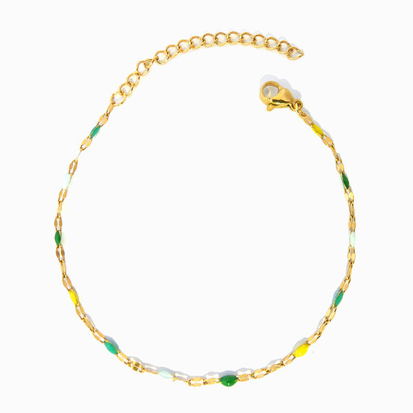 Pulseira Minimalista SL2205 - Aço Inox com Esmalte