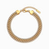 Pulseira com Brilhantes SL2383 - Aço Inox
