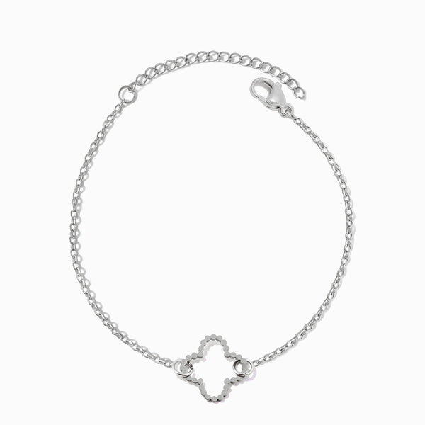 Pulseira Trevo SL2346 - Aço Inox Prateado