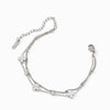 Pulseira Trevo de Coração SL2386 - Aço Inox Prateado